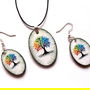 set bijuterii lemn 40458