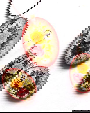 set bijuterii lemn 40460