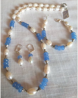 SET- PERLE ALBE DE CULTURA SI JAD BLEU