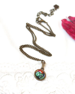 Colier vintage millefiori