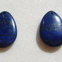 (2 bucati) Briolete din lapis lazuli aprox 5-5.5x20.5x30.5 mm