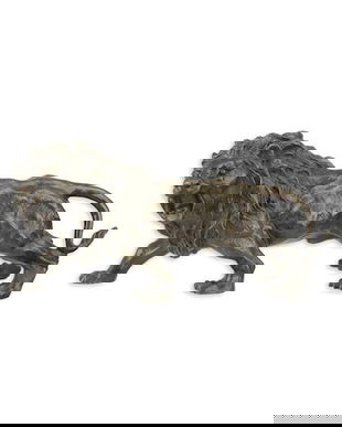 Leu - statueta din bronz