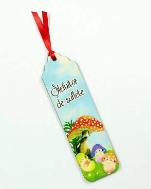 Slefuitor de suflete  semn de carte din lemn  cadou personalizat pentru dascali