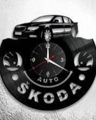 SKODA- ceas de perete