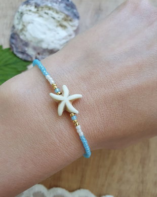 Bratara Howlite de vara , Bratara stea de mare