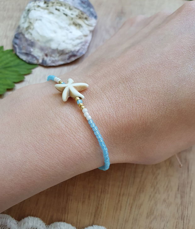 Bratara Howlite de vara , Bratara stea de mare