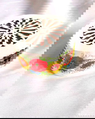 cutie de lemn decorata