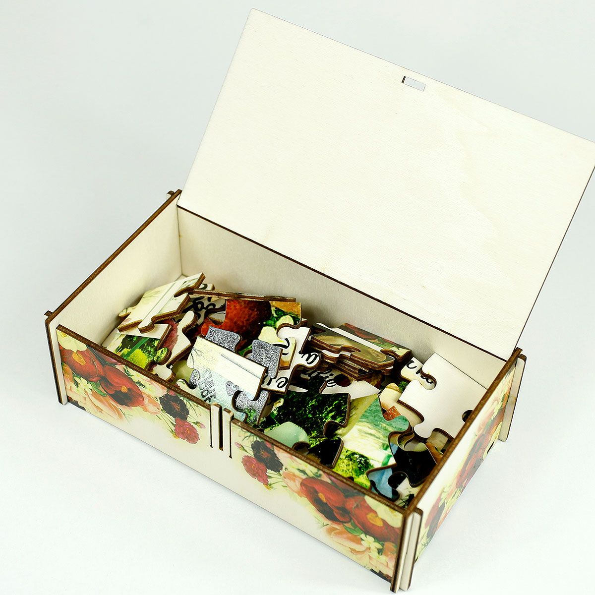 Puzzle din lemn - Cadou personalizat cerere nasi | Breslo