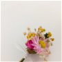 Cocarde nuntă-flori naturale uscate, Roz 8 cm