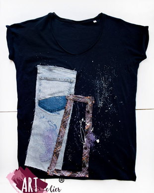 Tricou UPcycled ARTistic, Save the Earth
