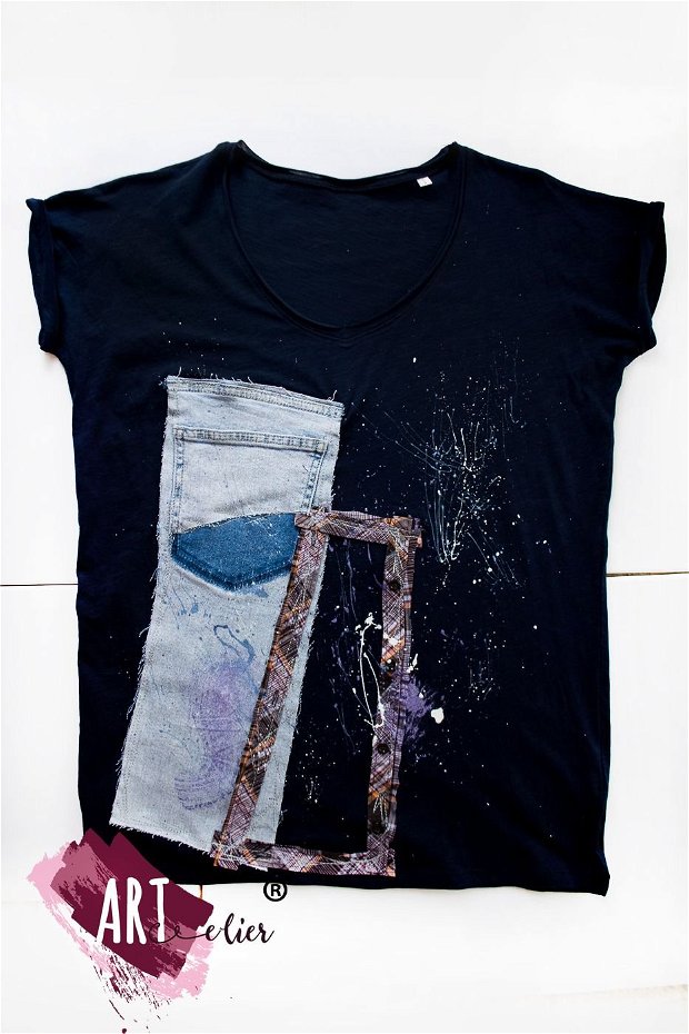 Tricou UPcycled ARTistic, Save the Earth