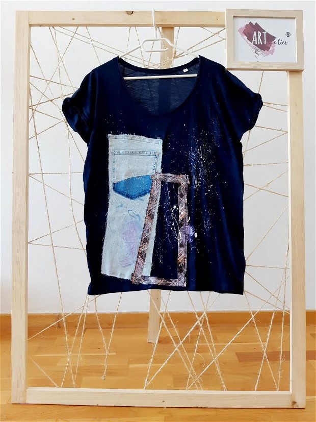 Tricou UPcycled ARTistic, Save the Earth