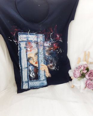 Tricou UPcycled ARTistic, Glimpse of Beauty