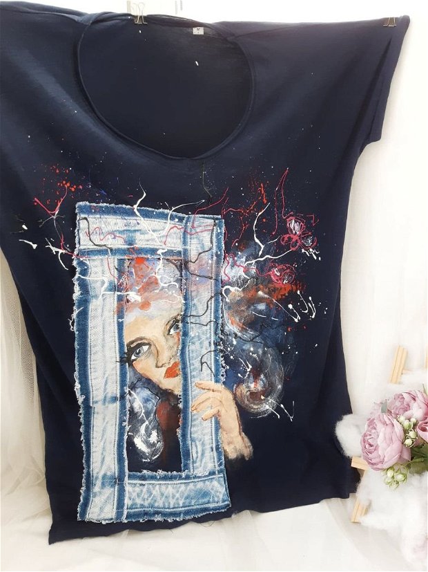 Tricou UPcycled ARTistic, Glimpse of Beauty