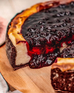 Cheesecake cu coacaze