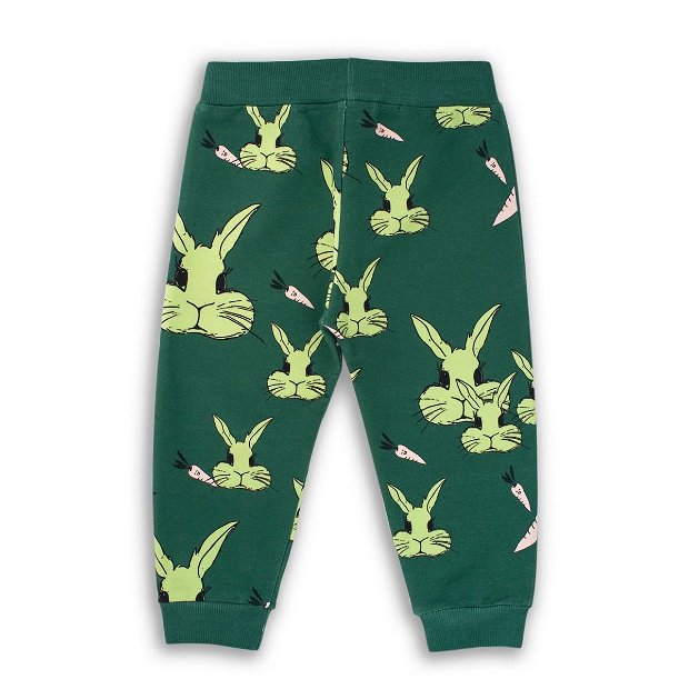 Pantaloni Iepurași verde închis
