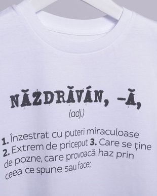 Tricou bumbac organic - Năzdrăvan, -Ă