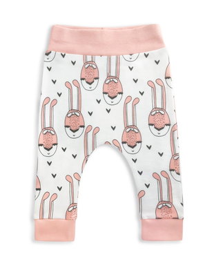 Pantalon Iepurași Roz