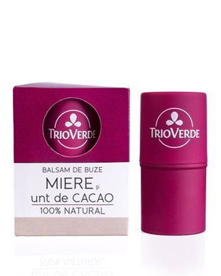 Balsam hidratant de buze cu unt de Cacao și Miere
