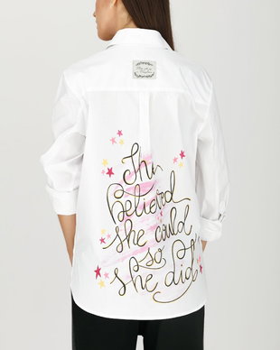 CAMASA MESAJ MOTIVATIONAL "SHE BELIEVED"