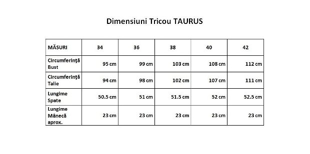 Tricou TAURUS