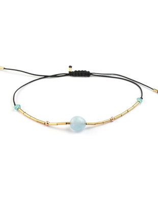 bratara Aquamarine Essence din gold filled de 14k/20