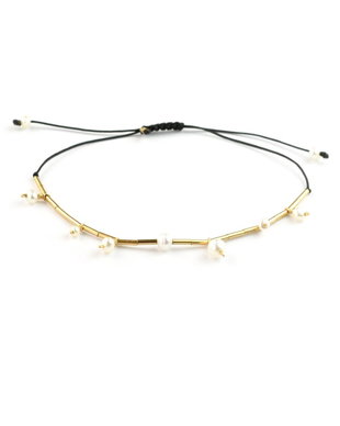 bratara cu perle de cultura din gold-filled de 14 k / 20