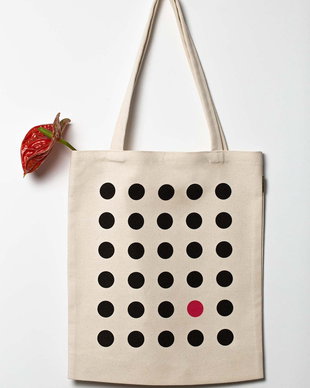 Sacosa din bumbac Dots