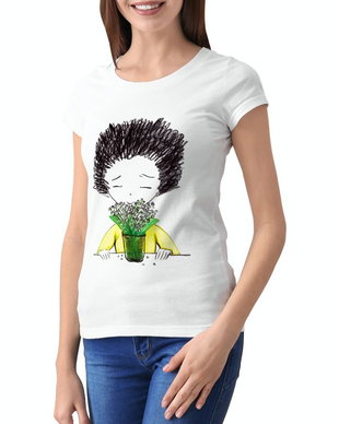 Tricou Zburlita cu lăcrămioare - pentru Ea