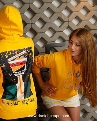 Hoodie "Mi-a sărit muștarul"