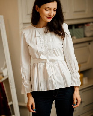 Camasa Trucouture,PURALB, model permanent
