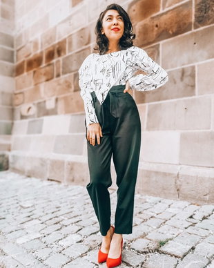 Pantalon Marlene Black