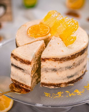 Tort cu lamaie si crema de mascarpone