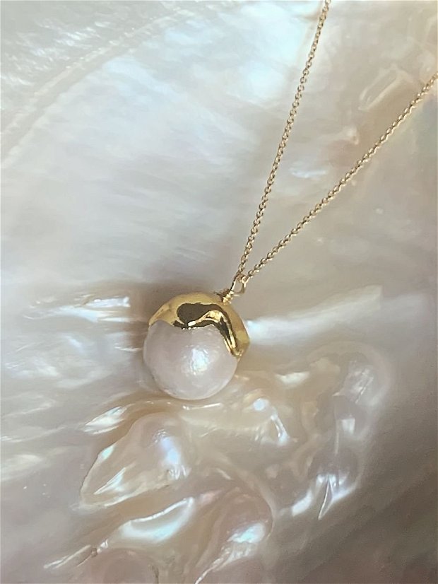 Colier Gold Pearl