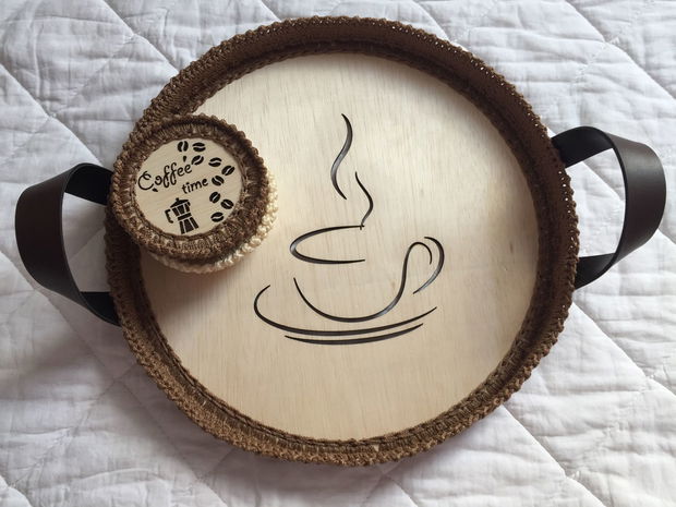 Tava de servit cafea