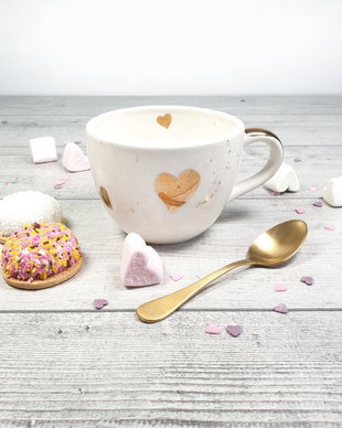 Heart- Cana cu 3 inimi de aur 380ml