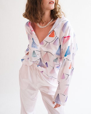 PINO ROSA LONG PAJAMA