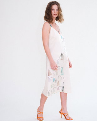 PINO VERDE SLIP DRESS