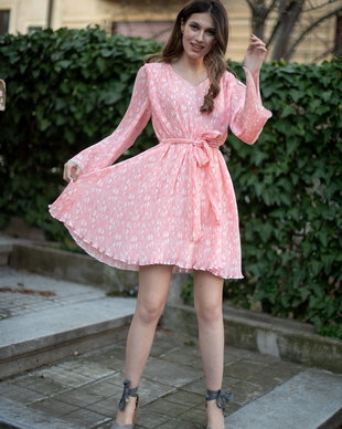 Rochie scurta plisata