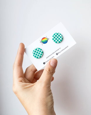 Cercei pattern sah - cu surub