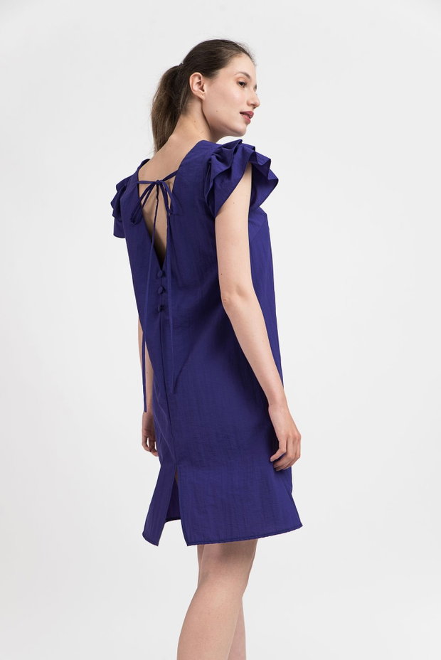 ROCHIE MIDI SPATE V SI NASTURI IMBRACATI