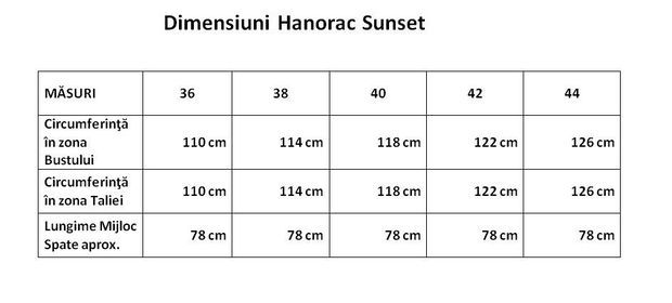 Hanorac SUNSET