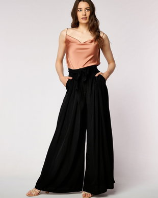 Pantalonul Palazzo Summer Black