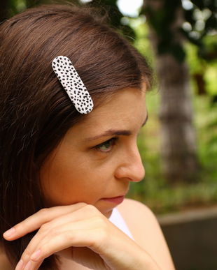 Agrafa de par pattern dalmatian