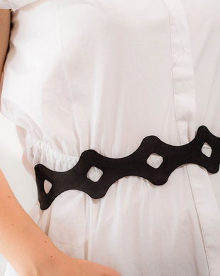 Brau din piele neagra Nut