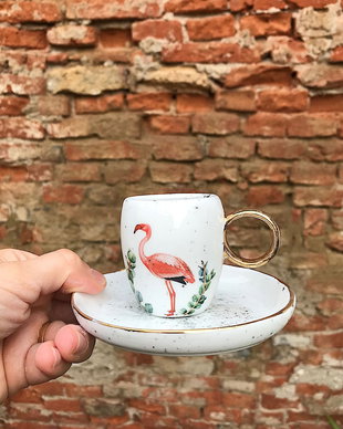 Set Espresso Flamingo