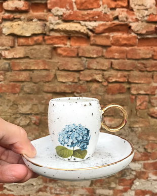 Set Espresso Blue Garden