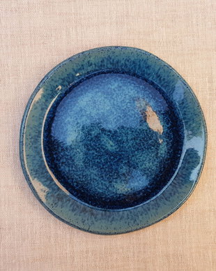 Mini - Farfurie ceramică (pentru bijuterii) - albastru