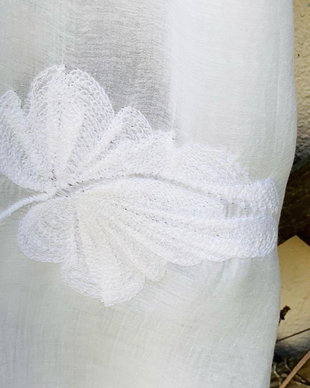 EŞARFĂ DE MĂTASE ȘI BUMBAC