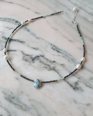 Hematit, Amazonit, Larimar&Perle de Cultură